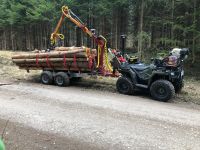 Kranman T2000 Rückewagen - verschiebbarer Rungenkorb - ATV Quad Rheinland-Pfalz - Brockscheid Vorschau