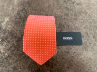Krawatte Hugo Boss 6cm Seide Lachsfarben orange rosa rot Neu Rheinland-Pfalz - Ochtendung Vorschau