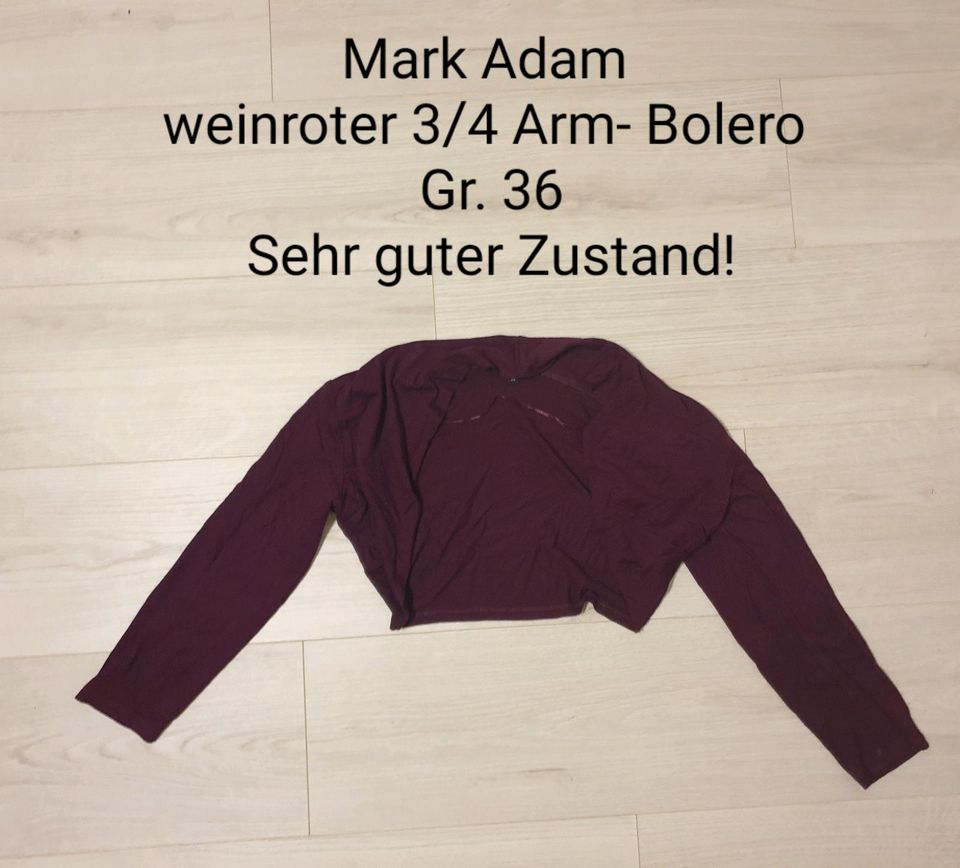 Div. Oberteile Gr. S 36 Bolero Pullover Pulli schulterfrei Damen in Röllbach