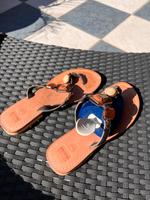 GEOX FLIPFLOPS, Sandalen, Leder Größe 40 Sachsen-Anhalt - Wernigerode Vorschau