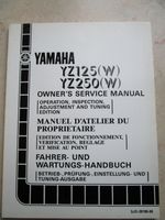 Yamaha,YZ125 ,Wartungsanleitung,Motocross,Rep.Buch,Werkstattbuch Baden-Württemberg - Ettenheim Vorschau