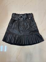 ZARA Lederrock Plissee mit Gürtel Damen XS/34 Schwarz Berlin - Wilmersdorf Vorschau