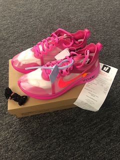 Nike Off White Zoom Fly - Pink - US 9 / EU 42,5 - DS / NEU! in Berlin