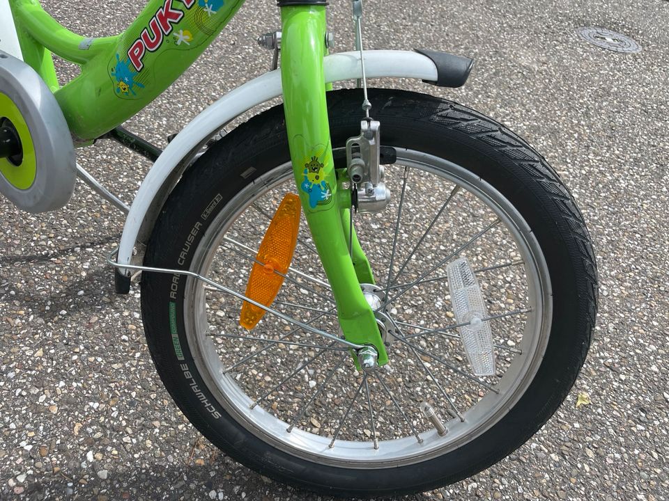Puky 16 Zoll Alu Frame sl-x grün kiwi Fahrrad Kinderfahrrad in Malsch