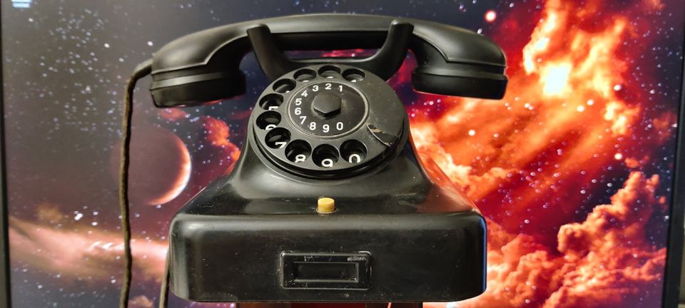 Telefon mit Wählscheibe, Vintage in Lohr (Main)