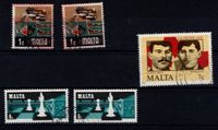 Briefmarken - Europa - Malta - 5 Marken Kreis Pinneberg - Elmshorn Vorschau