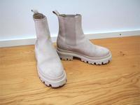 Tamaris Leder Stiefeletten mit Plateau in beige Gr. 36 Stiefel München - Thalk.Obersendl.-Forsten-Fürstenr.-Solln Vorschau
