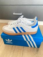 Sneaker Adidas Originals Samba Weiß Blau Gr. 38,5  Unisex Neu Baden-Württemberg - Mannheim Vorschau