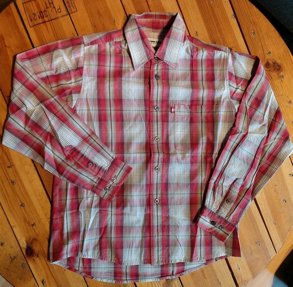 Tolles Jungen Hemd von TOM TAILOR Gr. M 152 rot kariert - TOP! in Lehrte