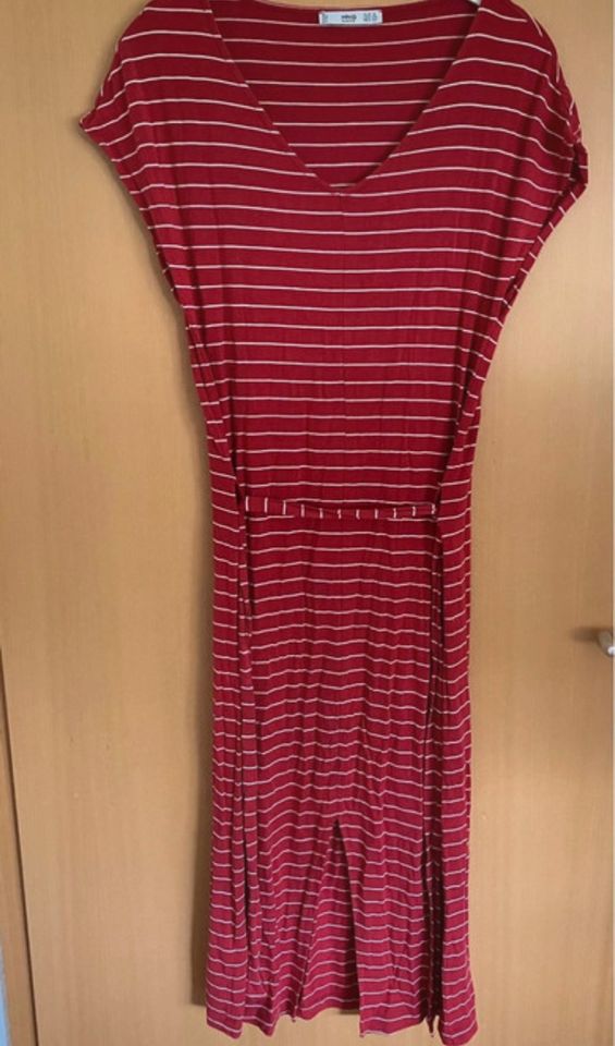 Mango Midi Kleid rot/weiß in Landau in der Pfalz