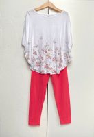 Sommer Set Shirt + Leggings Schmetterling Gr. 122 Fledermausshirt Bayern - Erlangen Vorschau