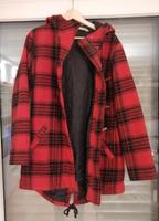 Hollister Wolljacke Mantel Winterjacke schwarz rot Größe L super Nordrhein-Westfalen - Oberhausen Vorschau