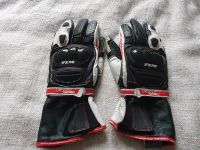 FLM Sports Motorrad Leder Handschuhe schwarz weiß rot Größe 9 L Bayern - Steinbach Vorschau