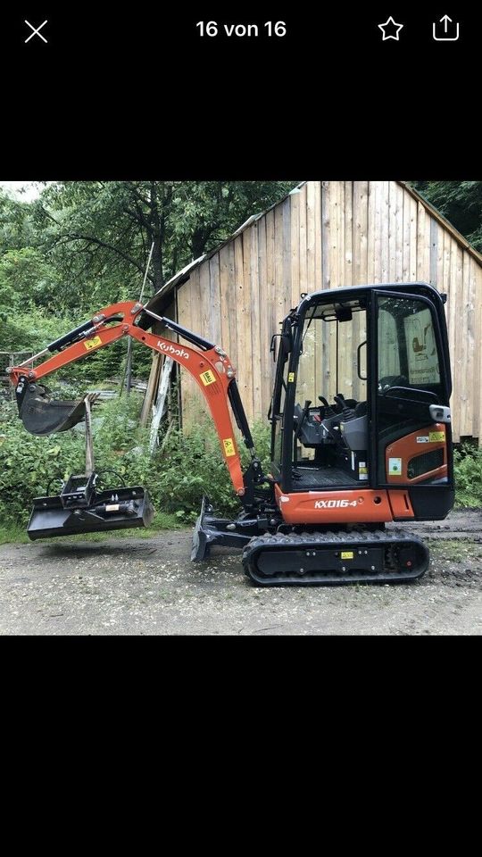 Wacker Neuson 3,5Tonnen Bagger zu vermieten, Kabelbau, Bau in Abensberg