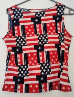 Trägertop Tanktop Tank-Top ~ Stars & Stripes USA rot weiß blau Frankfurt am Main - Bockenheim Vorschau