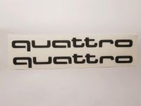 Audi Quattro Aufkleber, Sticker, schwarz, NEU Bayern - Eiselfing Vorschau