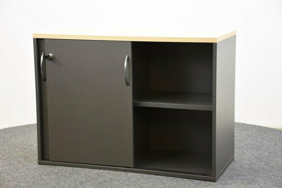 Büromöbel Kinnarps Sideboard, Ahorn/grau 100 cm breit gebraucht in Zülpich