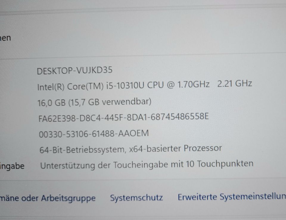 Dell Latitude 5410, 14" FHD (Touchscreen), i5-10310U, 16GB, 256 in Berlin