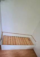 Ikea Bett BRIMNES, 2 Schubladen, weiß, 80/160x200 cm ausziehbar. Nordrhein-Westfalen - Neuss Vorschau