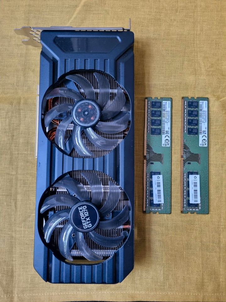 Hochwertigen 1070 8G GDDR5 + 16gb RAM im Guten Zustand in Braunschweig