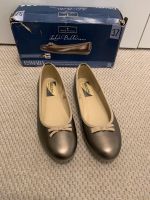 Leder-Ballerinas Gold Gr 37 schmal Hamburg-Mitte - Finkenwerder Vorschau