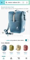 DEUTER Valbona 20+5 Gepäcktasche - Atlantic - NEU Schultertasche Baden-Württemberg - Fellbach Vorschau