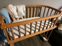 Babybay Bett, Original inkl Laken und Matratze, Holz Brandenburg - Wandlitz Vorschau