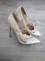 asos pure 38 Hochzeit Schuhe highheels bridal pointed lace ivory Niedersachsen - Delmenhorst Vorschau