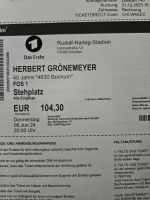 Herbert Grönemeyer 6.6.24 Dresden 2 Tickets Brandenburg - Ruhland Vorschau