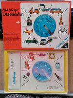 Ravensburger Lesetelefon 1970 - alt Lernspiel Gesellschaftsspiel Schwerin - Neumühle- Sacktannen Vorschau