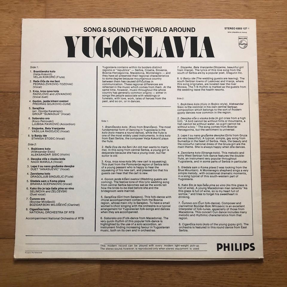 Various – Yugoslavia [LP] in Düsseldorf