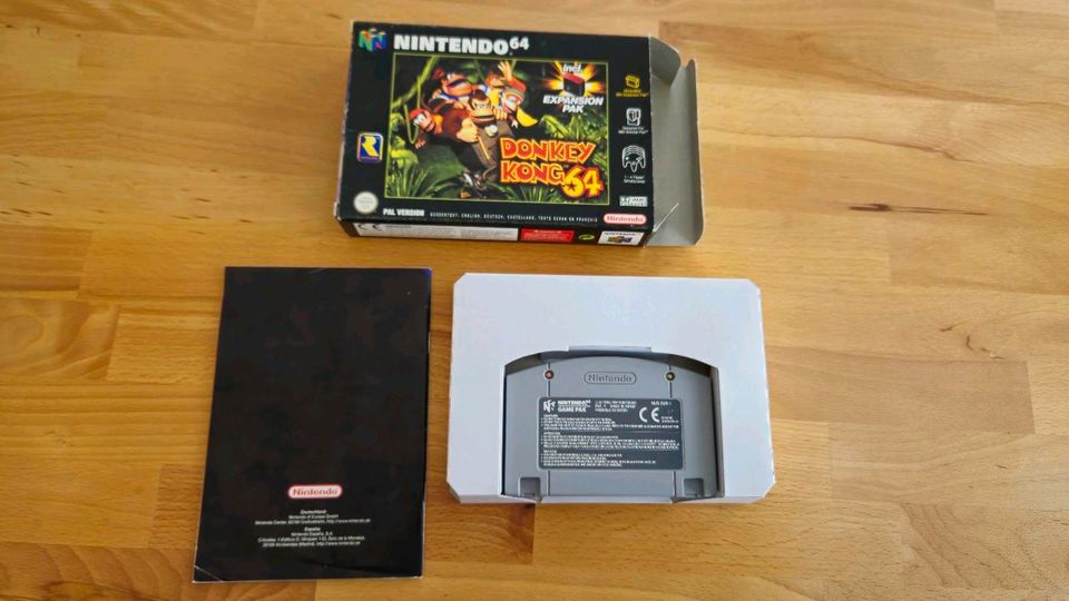 Nintendo 64 Donkey Kong 64 OVP CIB N64 in Pliezhausen