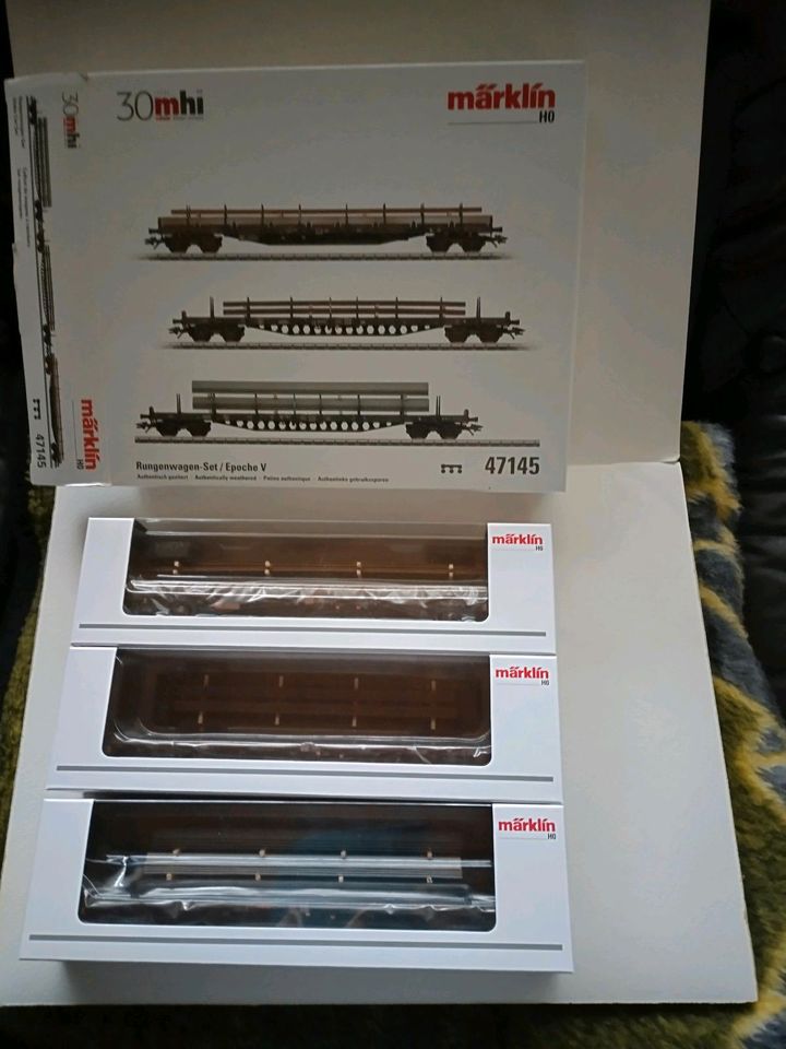 47145 HO Märklin Rungenwagen - Set Epoche 5 in Düsseldorf