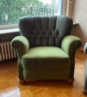 Eleganter grüner Vintage-Sessel Baden-Württemberg - Neckargemünd Vorschau