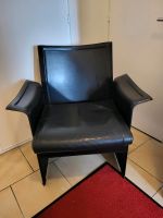 Sofa und drei Sessel aus Leder in schwarz Eimsbüttel - Hamburg Eidelstedt Vorschau