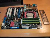 Asus M2N-SLI Deluxe Mainboard + AMD CPU + 4GB DDR Niedersachsen - Zeven Vorschau