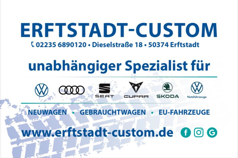 unabhängiger Spezialist für VW-AUDI-SEAT-CUPRA-ŠKODA in ERFTSTADT in Erftstadt