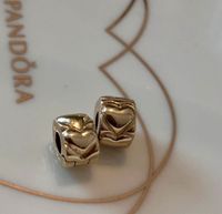 Pandora 585 Gold Clips charms Herzen ♥️ Paar Niedersachsen - Vienenburg Vorschau