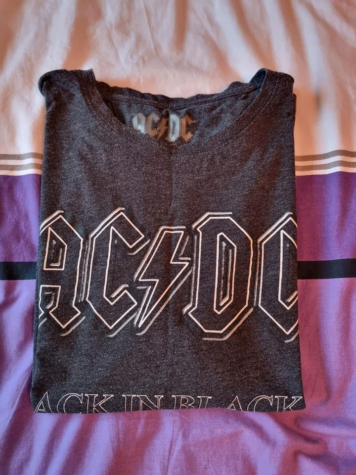 Tshirt ACDC Back in Black XL 56 grau Shirt in Dachau