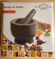 Mörser mit Stößel aus Granit - Unbenutzt! - Originalverpackung Nordrhein-Westfalen - Löhne Vorschau