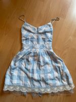 Sommerkleid Dirndl Look Tüll spitze S hellblau kariert Bonn - Bad Godesberg Vorschau