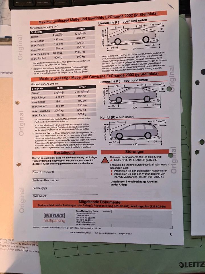 Tiefgaragenstellplatz zu vermieten in Ravensburg