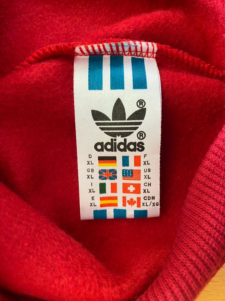 Vintage Adidas Pullover Fußball WM 1934 Italien Olympia in München