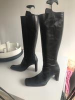 Toller Stiefel Leder Gr.38 Princess NP189€ schmaler Schnitt Zara Hamburg-Nord - Hamburg Winterhude Vorschau