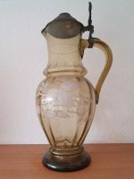 antiker Weinkrug mit Zinndeckel, 2 Liter, 34 cm Sachsen - Hoyerswerda Vorschau
