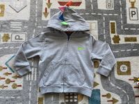 Sweatshirt-Jacke von Next, Größe 104, Dinozacken, grau, bunt Bayern - Gersthofen Vorschau