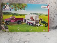 Schleich Pick-Up Mit Pferde Anhänger Sachsen - Langenweißbach Vorschau