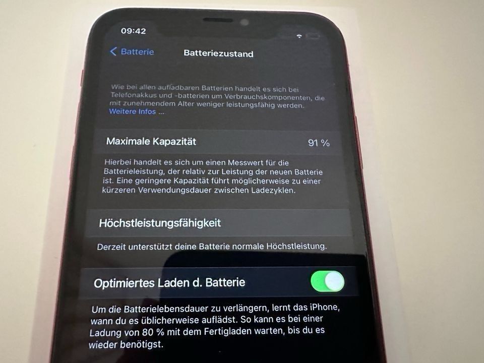 Apple iPhone XR - 64GB - Rot Ohne Simlock Wie Neu Akku 91% in Dortmund