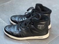 Prada Downtown Hi-Top Sneakers mit Fell Berlin - Wilmersdorf Vorschau
