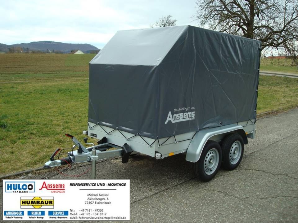 Anssems GTT2000-301x126x30, Anhänger m. Aktionsplane in Eschenbach Württemberg